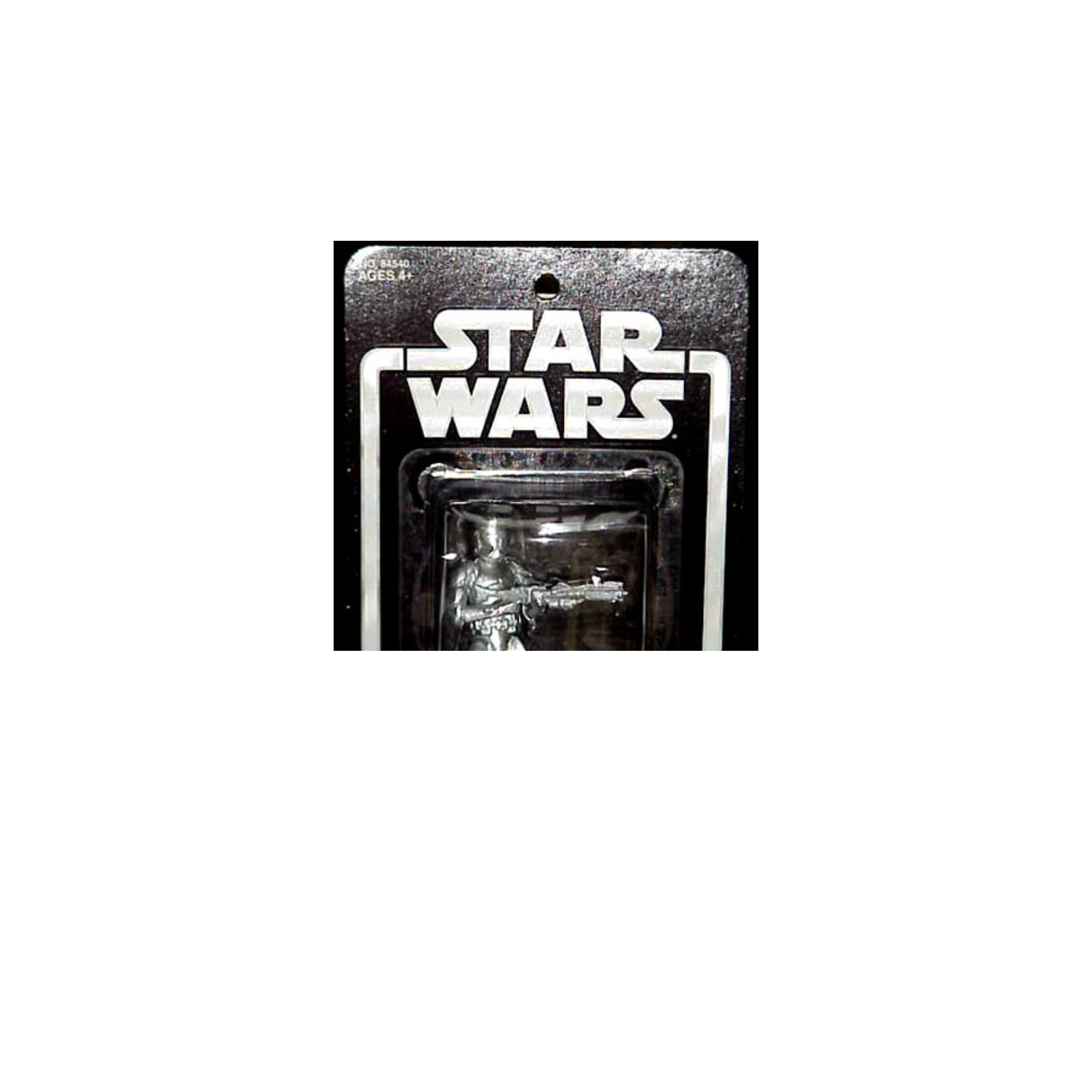 Star Wars Silver Clone Trooper 2003 Exclusive Action Figure