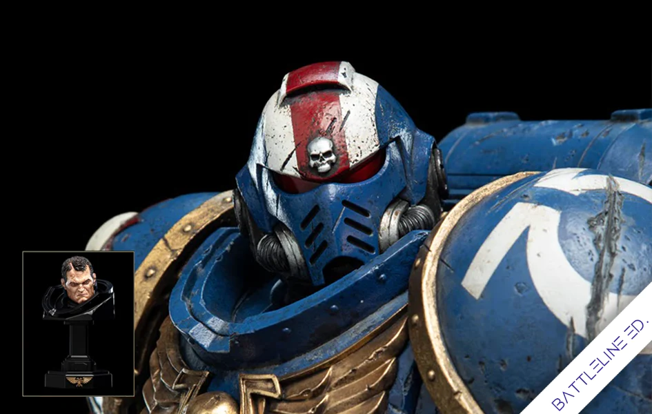 WARHAMMER 40,000 LIEUTENANT TITUS BATTLELINE EDITION 1/6 SCALE STATUE