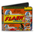 The Flash Comic Book Panels Collage Bi-Fold Wallet