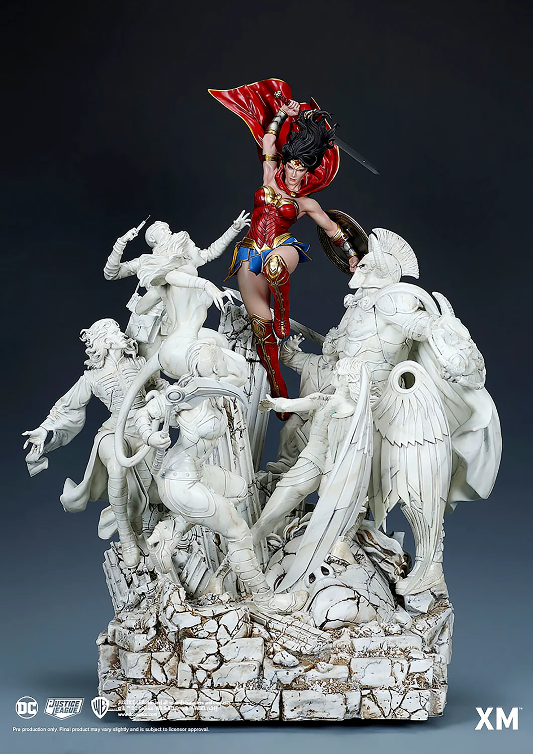 DC WONDER WOMAN COURAGE DAVID FINCH MARBLE VER A