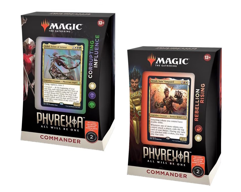 Magic: The Gathering Phyrexia All Will Be One Commander Deck Set of 2