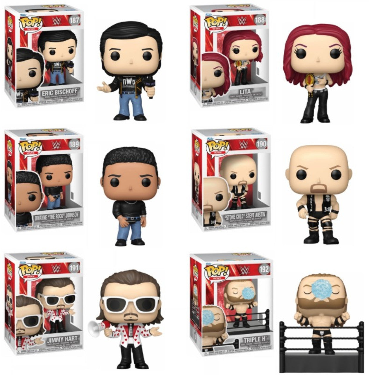 Pop! Complete Set 6 WWE