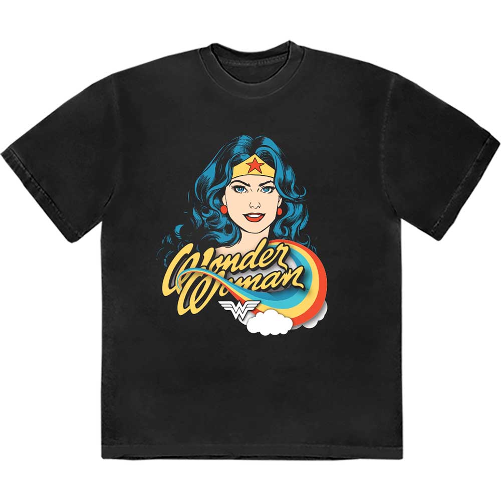DC COMICS WONDER WOMAN RAINBOW T-SHIRT