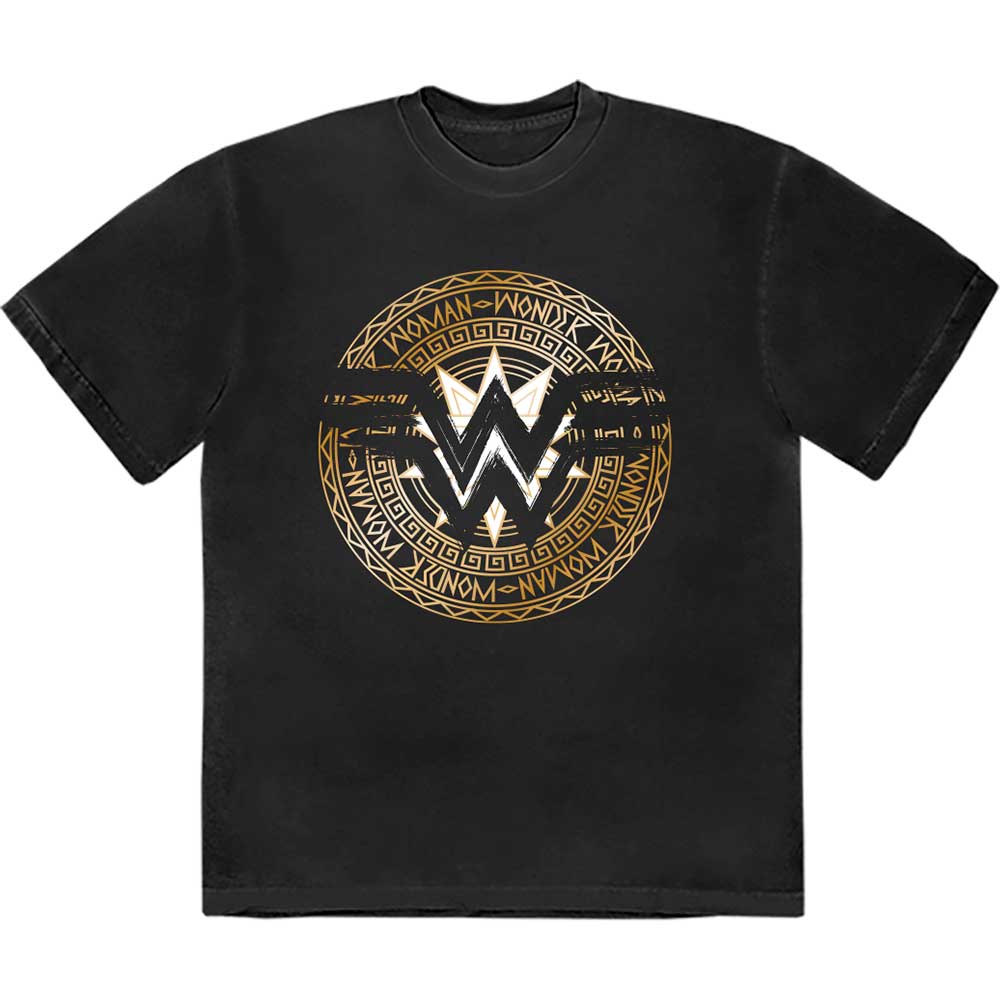 DC COMICS WONDER WOMAN GOLD CIRCLE T-SHIRT