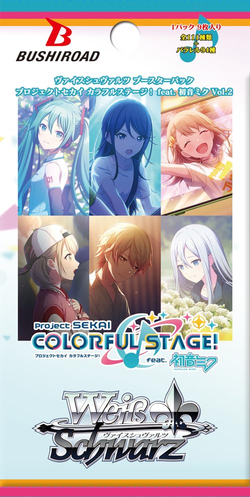 Weiss Schwarz Project Sekai Colorful Stage Vol.2 Featuring Hatsune Miku Booster Pack