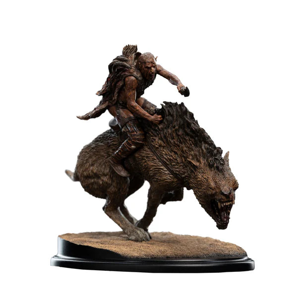 The Lord of the Rings Sharkû on Warg Mini Statue