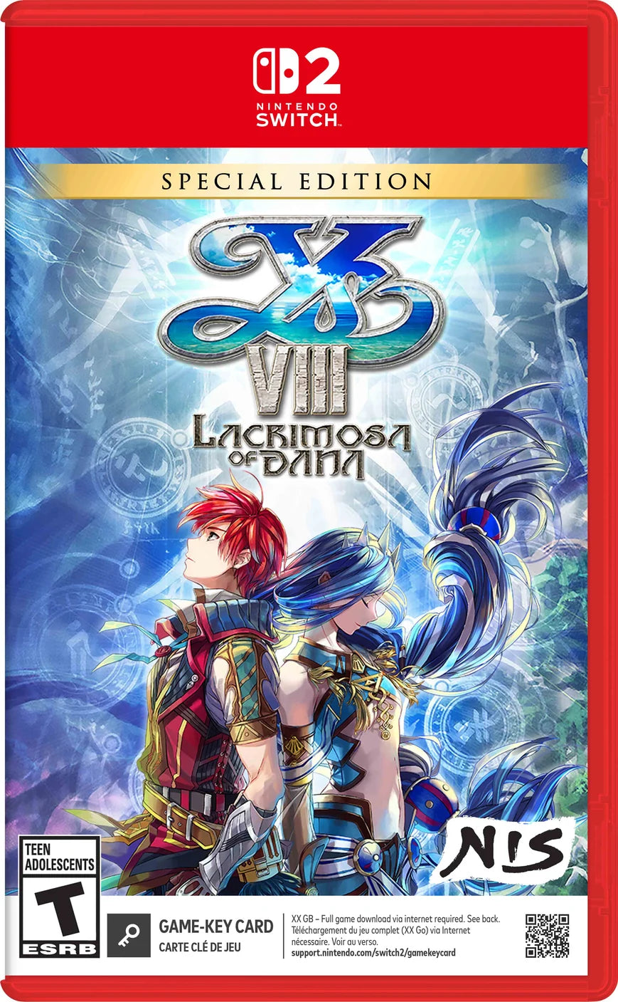 Ys VIII: Lacrimosa of DANA Special Edition [Game-Key Card] Nintendo Switch 2