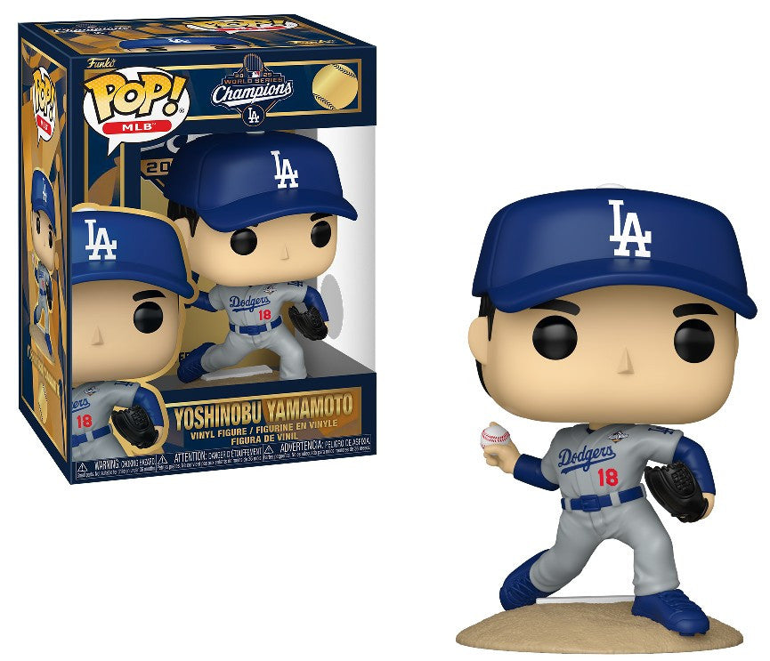 Pop! Yoshinobu Yamamoto LA Dodgers World Series MVP MLB