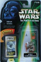 Star Wars Yoda With Cane Robe & Boiling Pot Power of the Force 1998