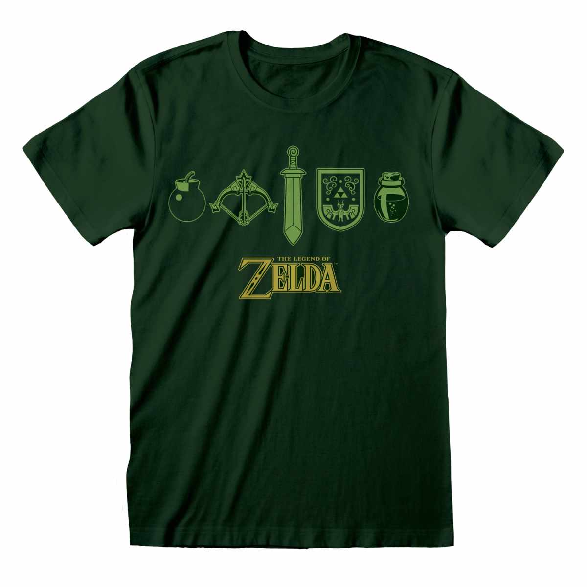 The Legend Of Nintendo Zelda Icons T-Shirt