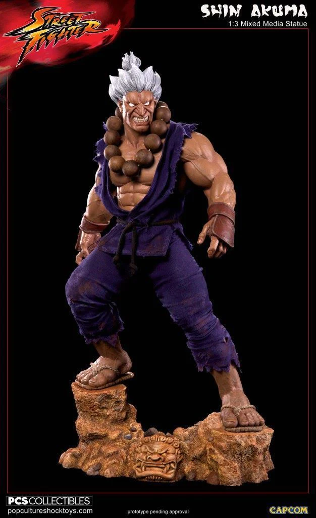 Street Fighter 1/3 Scale Statue Shin Akuma