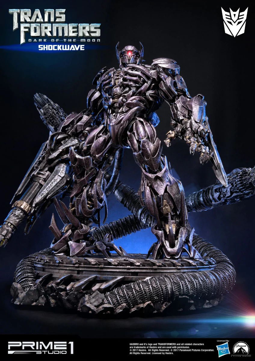 PRIME 1 STUDIO TRANSFORMERS SHOCKWAVE TRANSFORMER DARK OF THE MOON