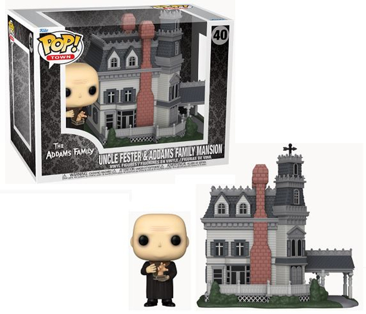 Addams Family Classics Pop! Town Addams Family Home w/Uncle Fester