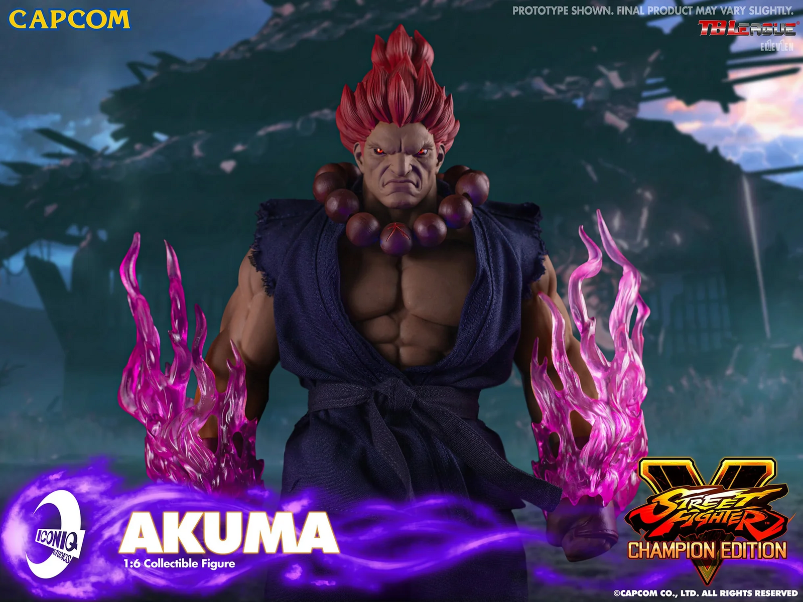 Street Fighter V Iconiq Gaming Series Akuma 1/6 Scale Collectible Figure