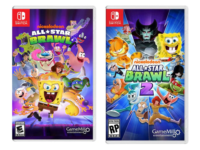 Nickelodeon All-Star Brawl 1 & 2 Bundle Pack Nintendo Switch