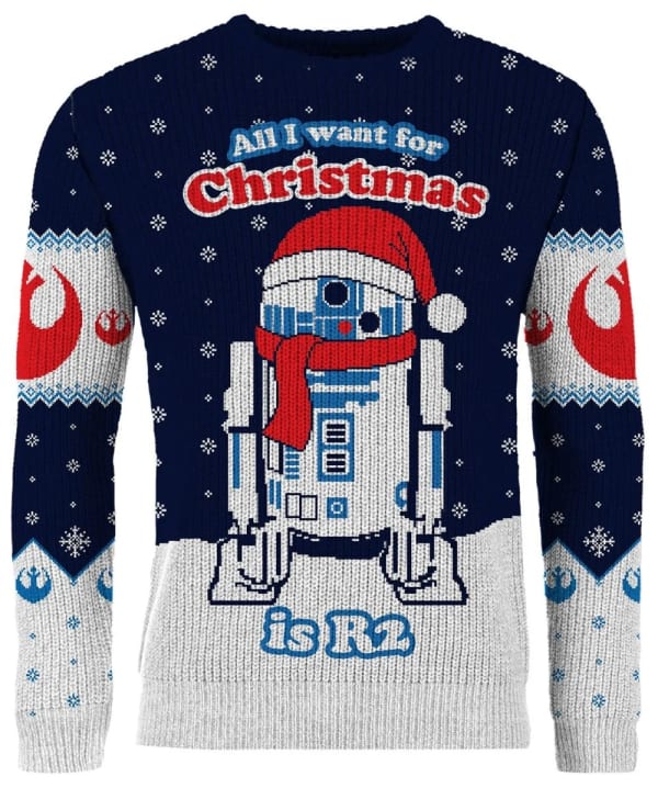Star Wars R2-D2 Christmas Jumper