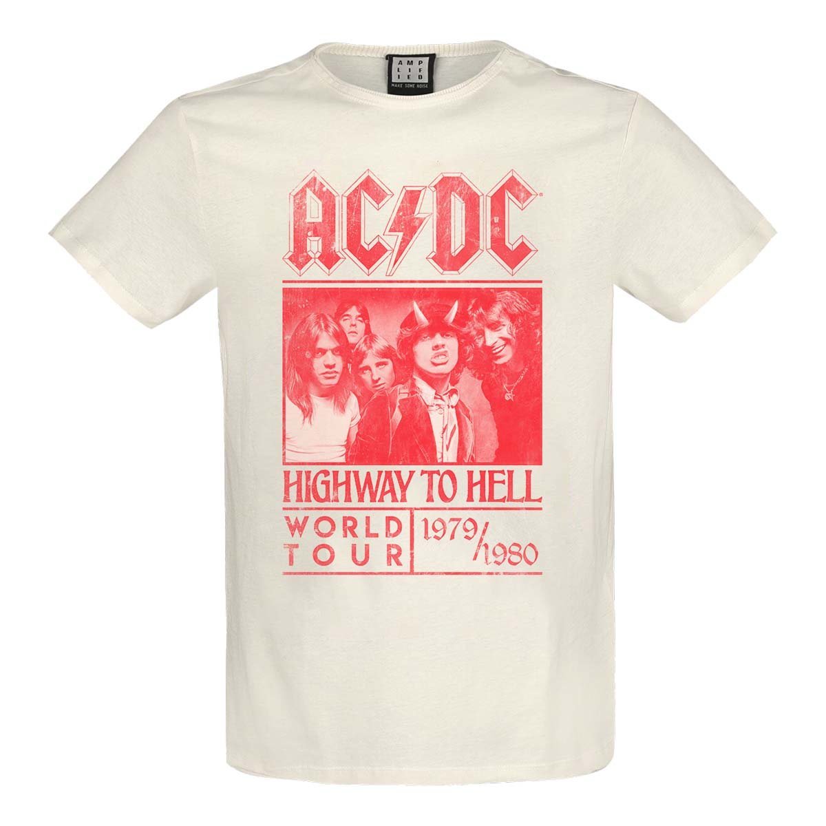 ACDC Highway To Hell Red Poster T-Shirt