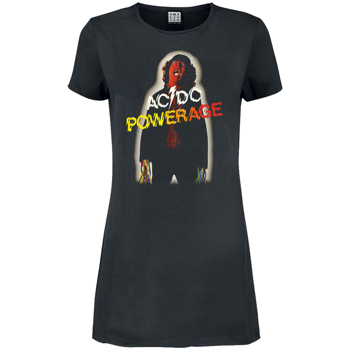 ACDC Powerage Album Cover T-Shirt Dress