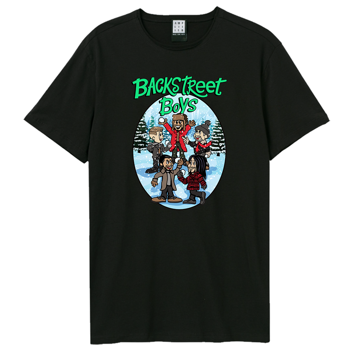 Backstreet Boys Christmas Cartoon T-Shirt