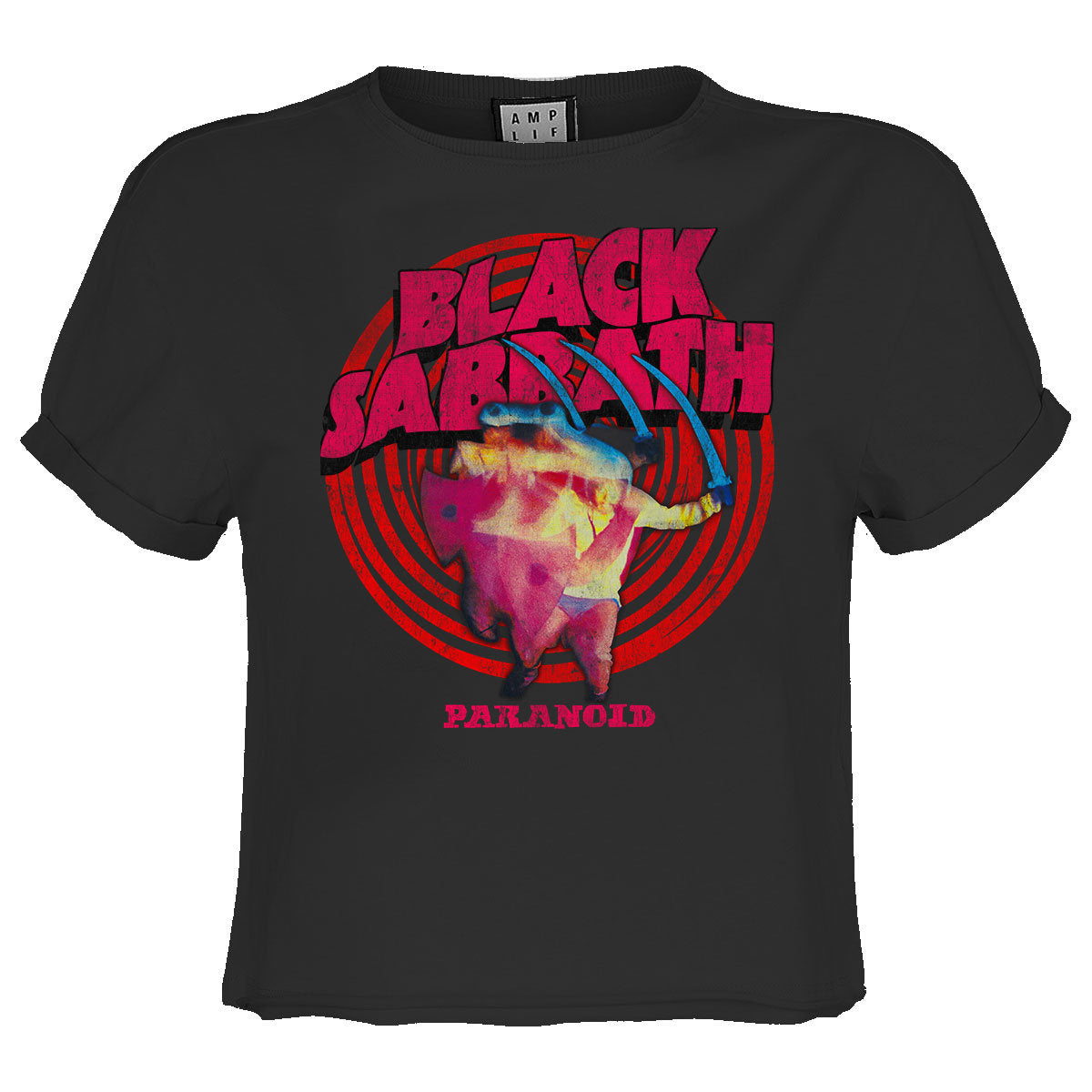 Black Sabbath Paranoid Ladies Crop Tee