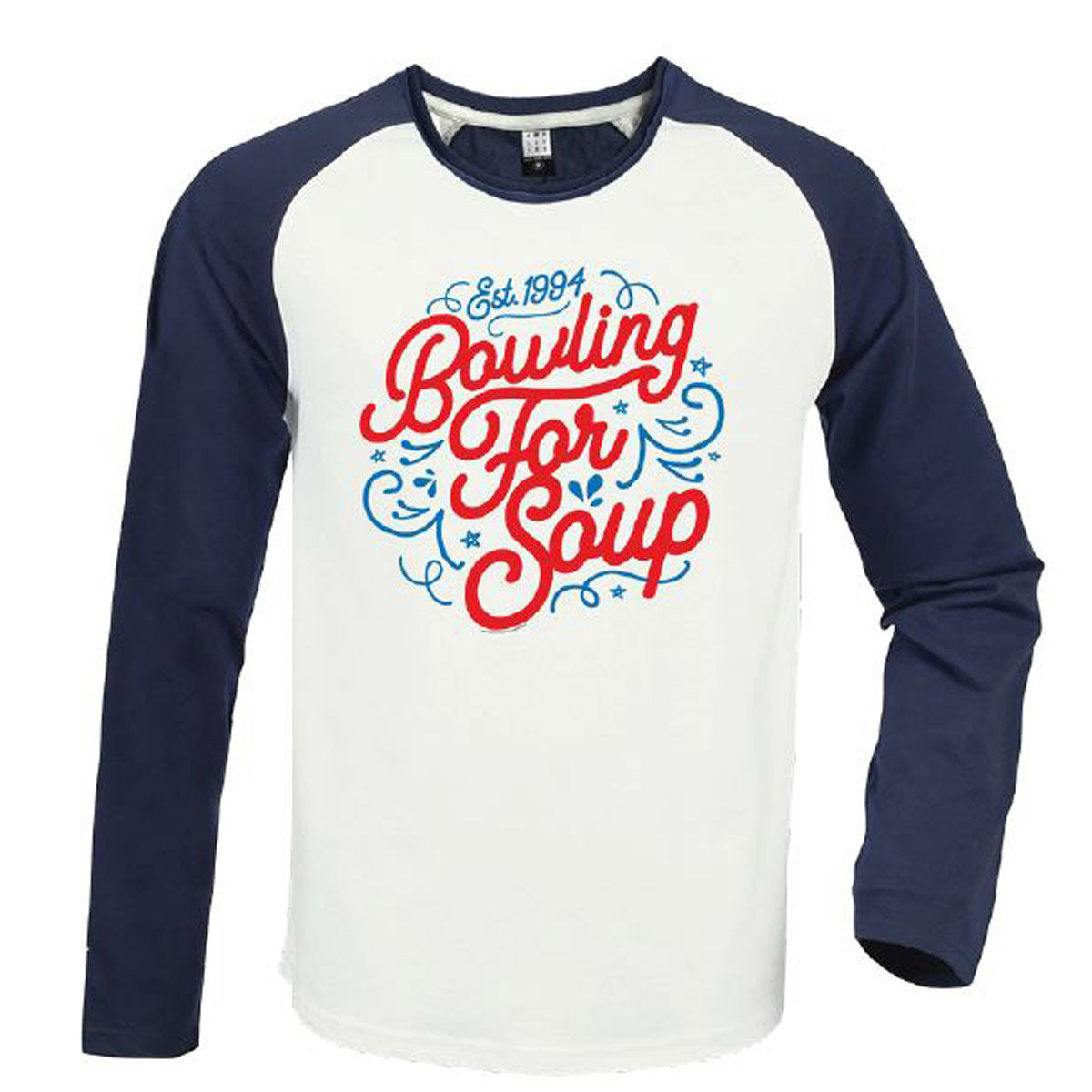 Bowling For Soup Swirly Baseball T-Shirt