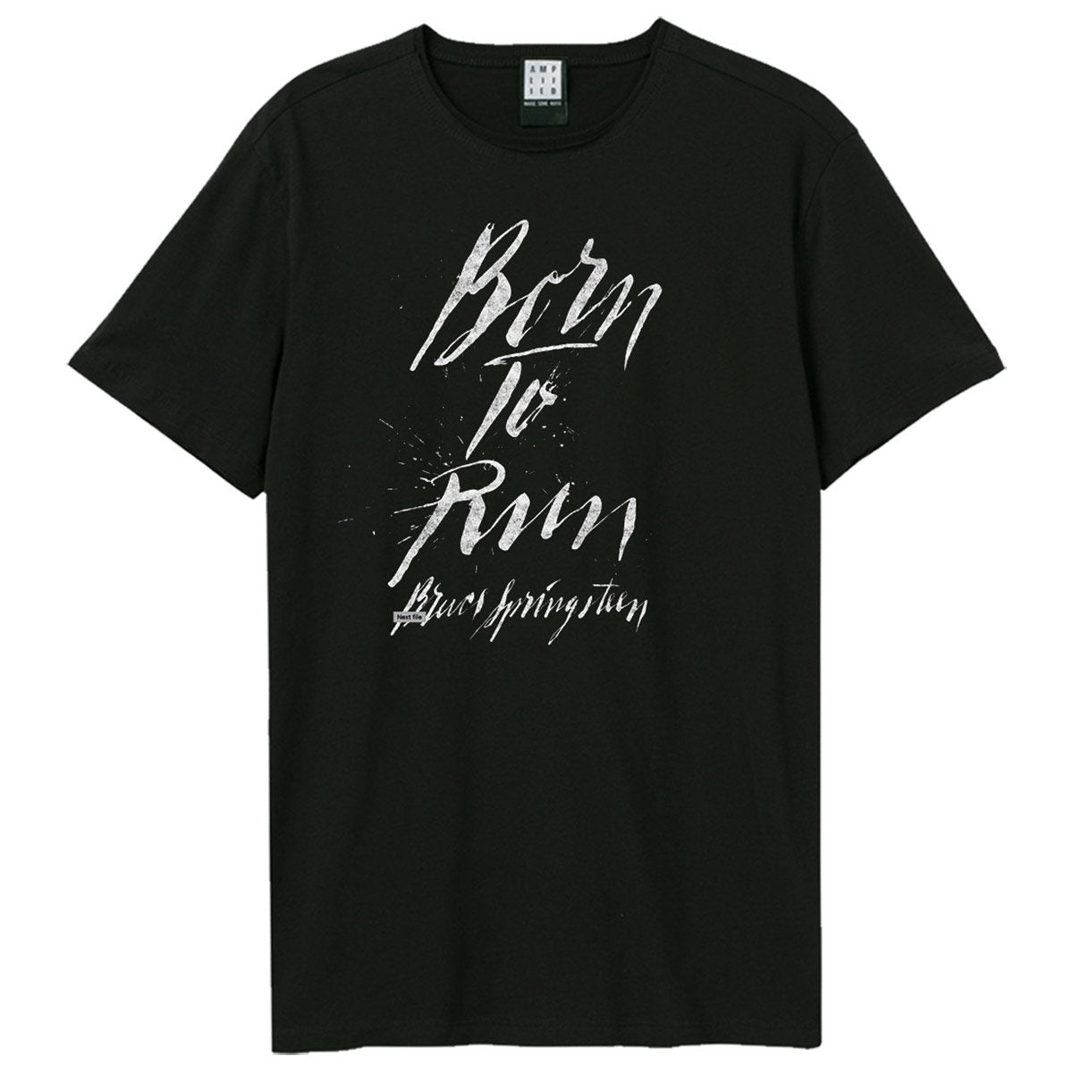 Bruce Springsteen Born To Run Slogan T-Shirt