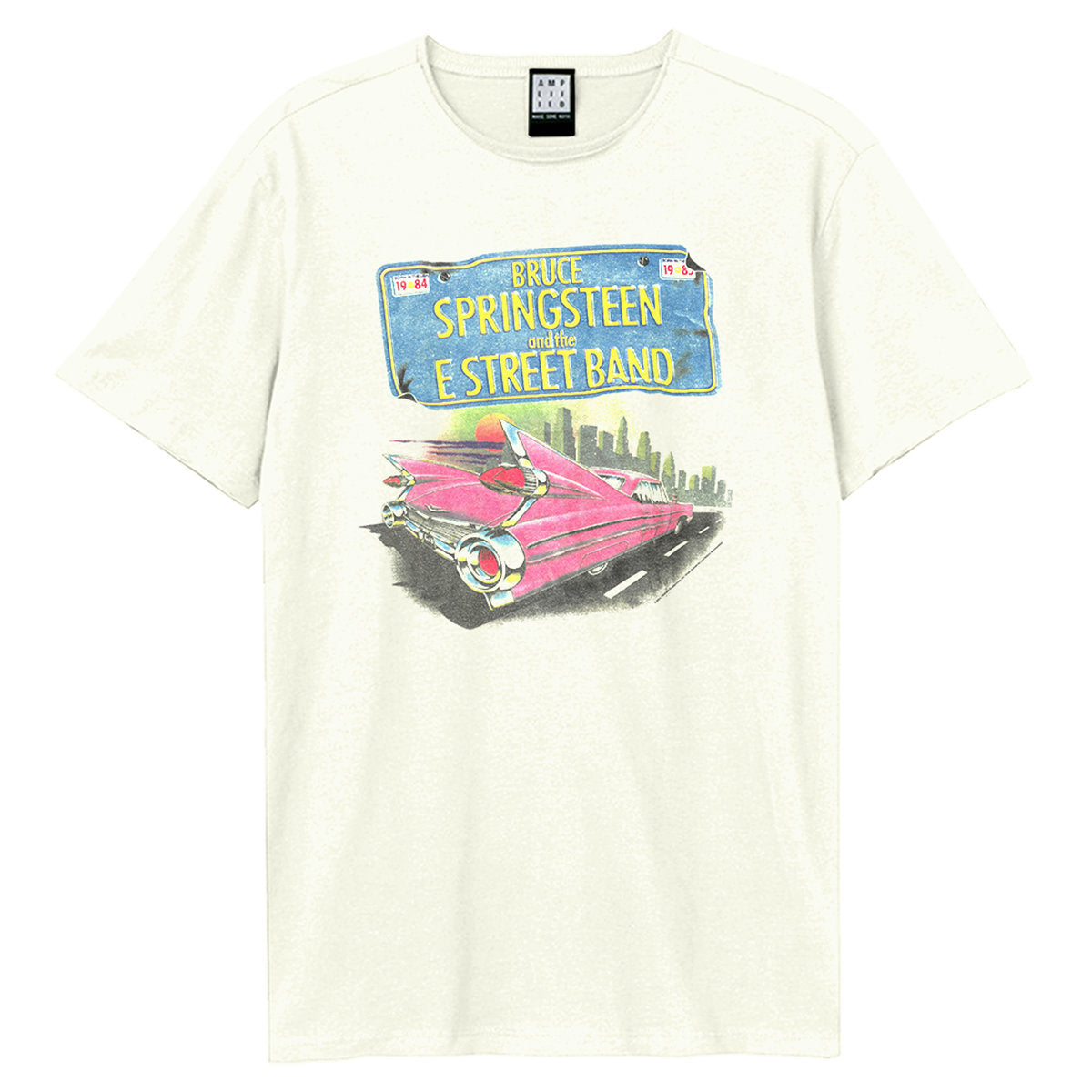 Bruce Springsteen Pink Cadi T-Shirt
