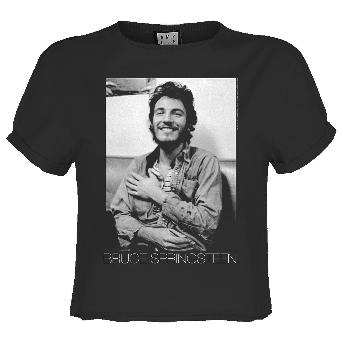 Bruce Springsteen Vintage Ladies Crop Top