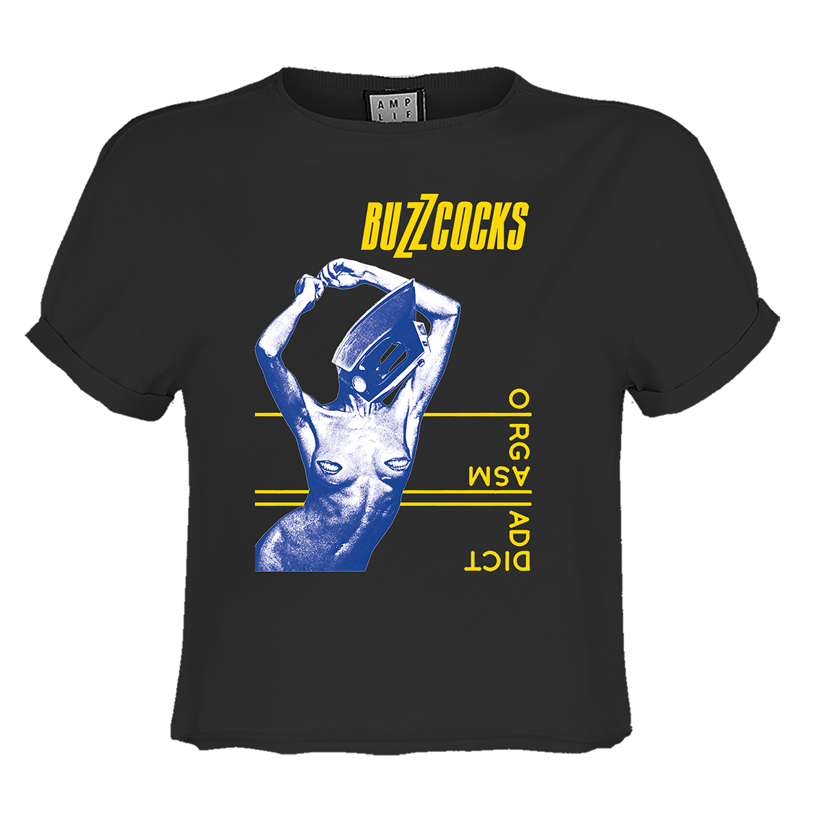Buzzcocks Orgasmatic Ladies Crop Top T-Shirt