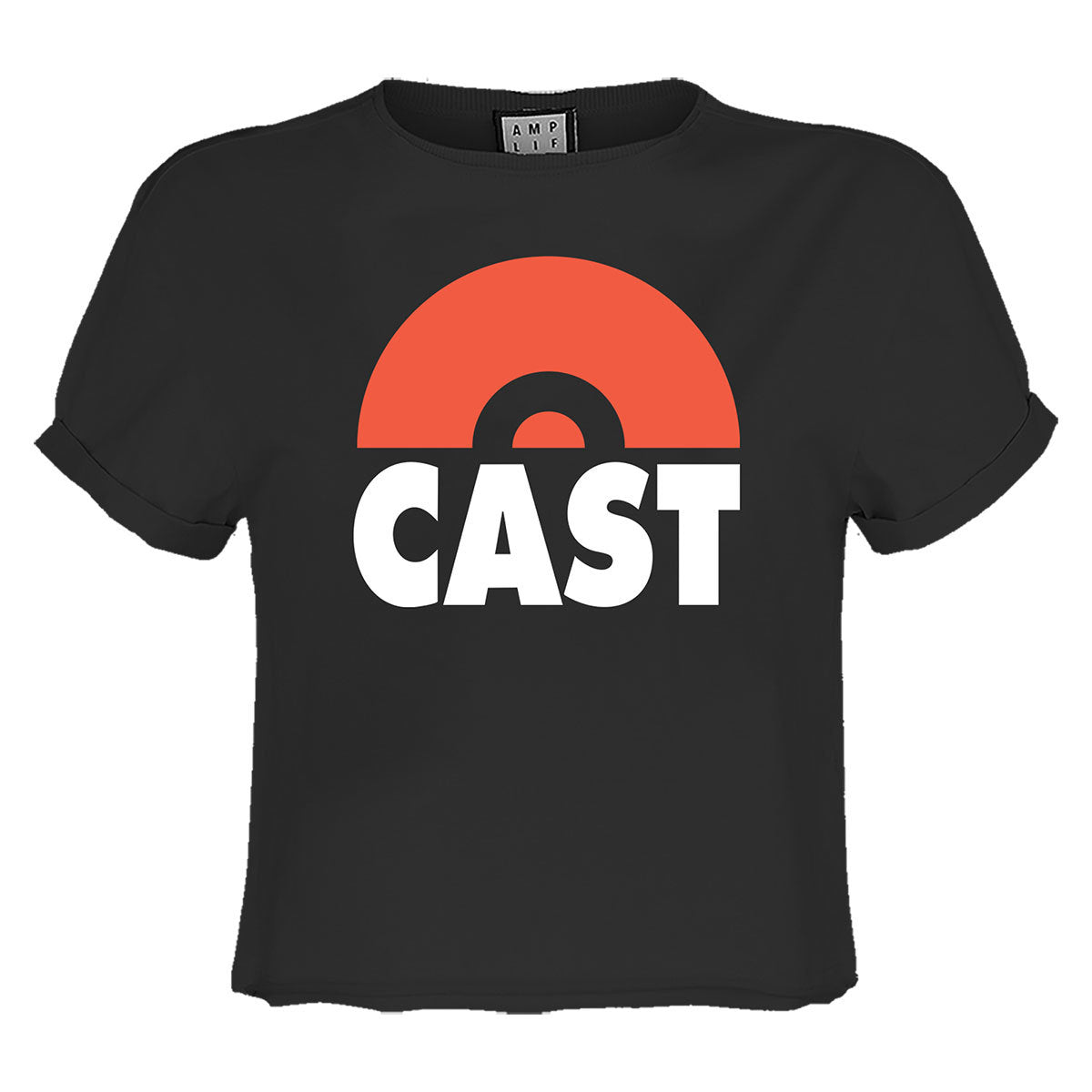 Cast Logo Green Ladies Crop Top T-Shirt