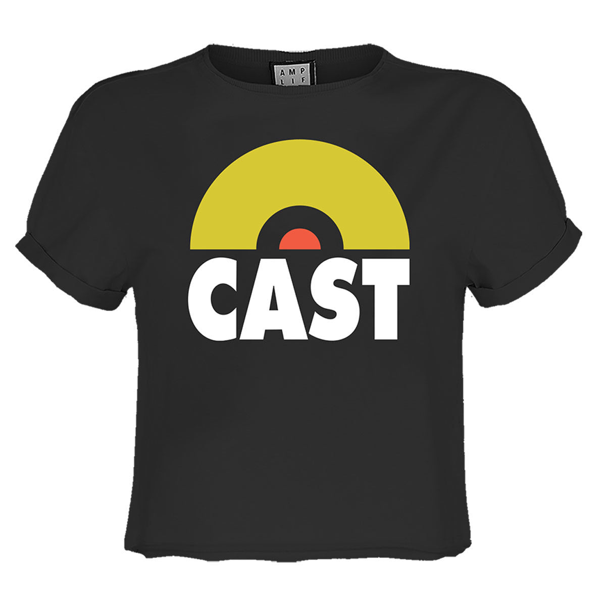 Cast Logo Red Ladies Crop Top T-Shirt