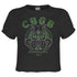 CBGB Snakes And Logo Ladies Crop Top T-Shirt