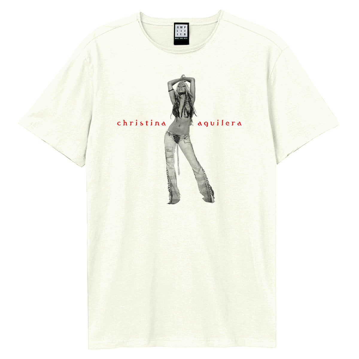 Christina Aguilera Stripped T-Shirt