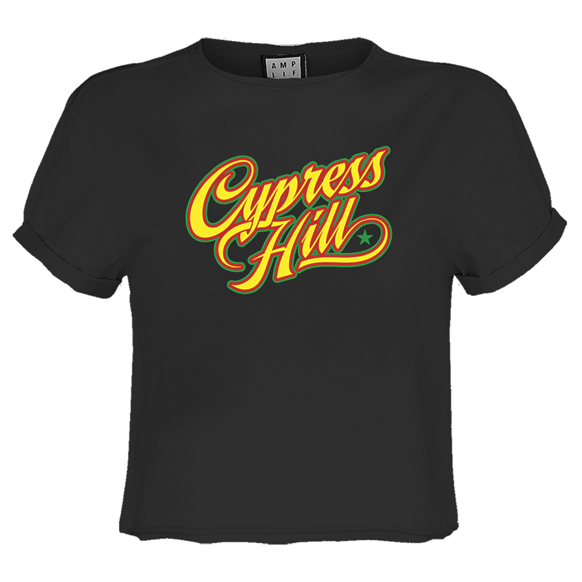 Cypress Hill Ch Script Ladies Crop Top T-shirt