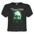 Cypress Hill Glitched Skull Ladies Crop Top T-shirt