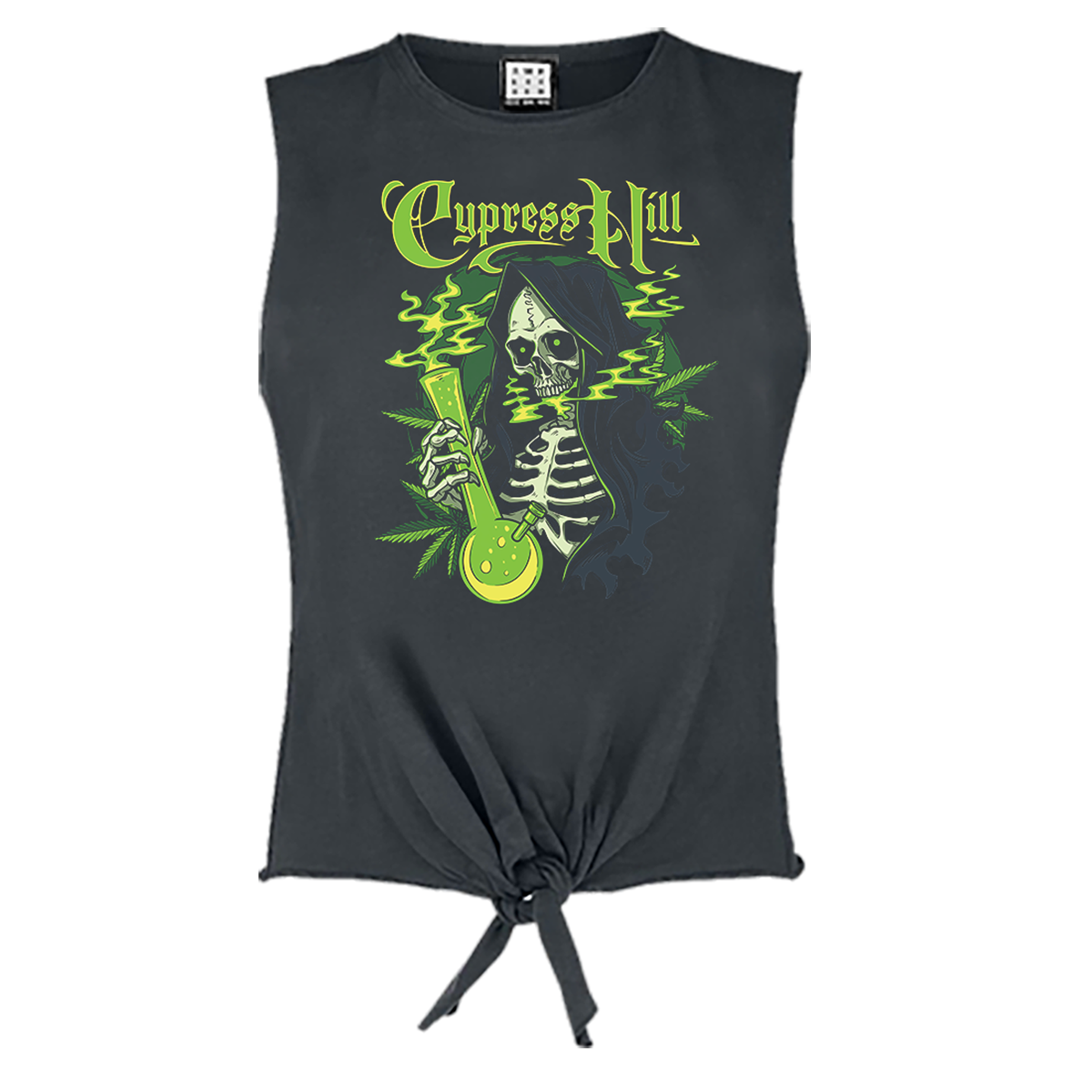Cypress Hill Skeleton Bong Ladies Sleeveless Top T-shirt