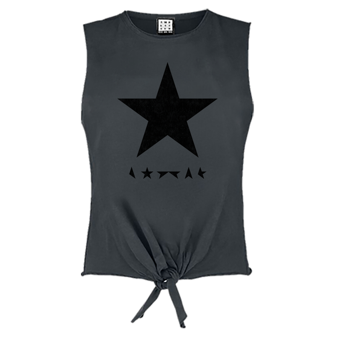 David Bowie Black Star Ladies Sleeveless Top