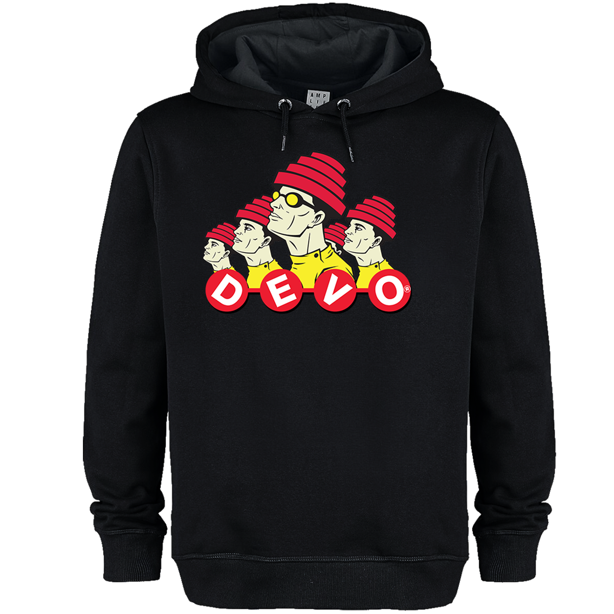 Devo Colour With Dancing Letters Hoodie