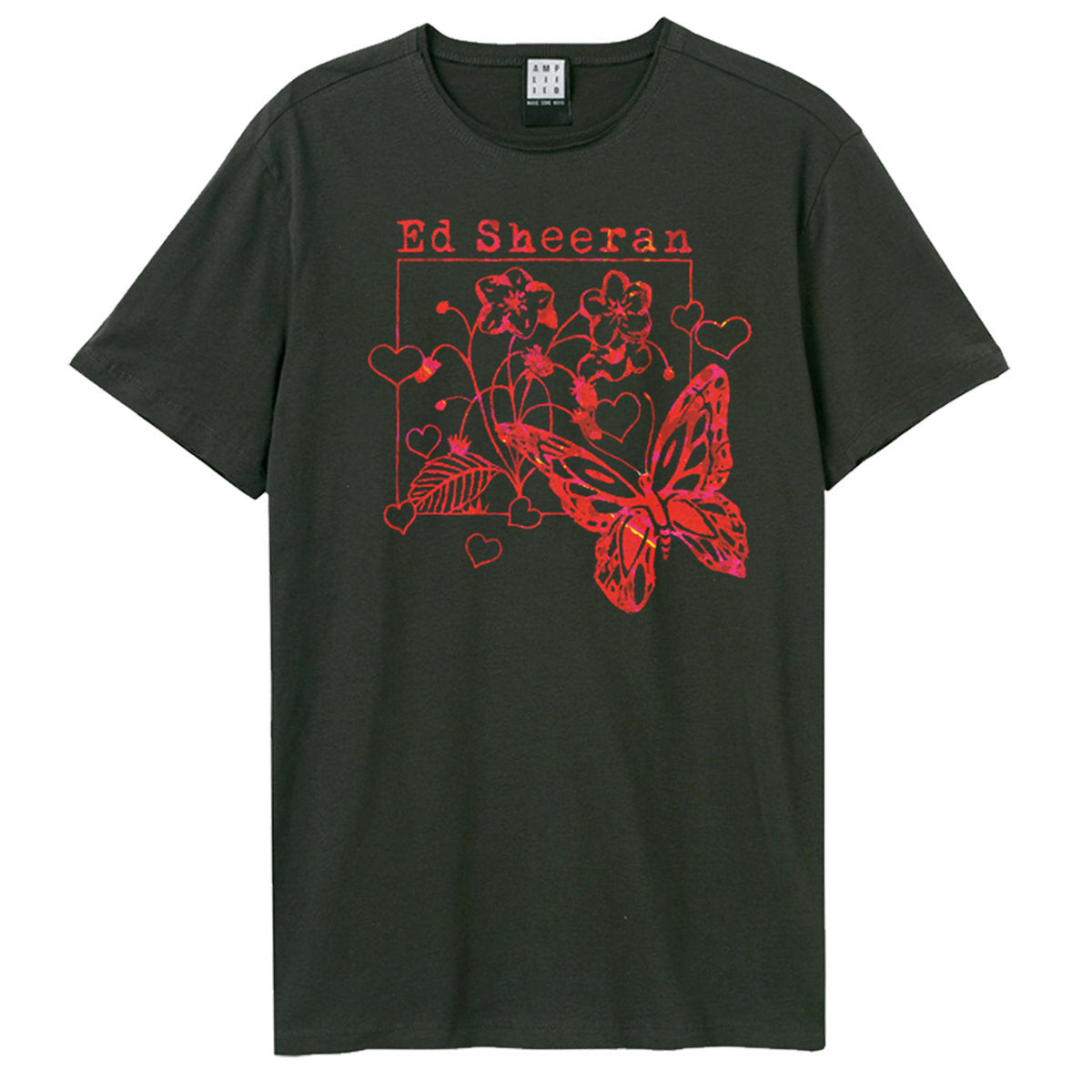 Ed Sheeran Line Art Butterfly T-Shirt
