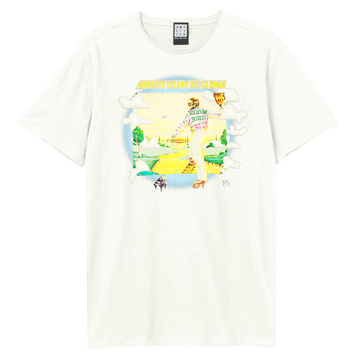 Elton John Goodbye Yellow Brick Road Cover T-shirt