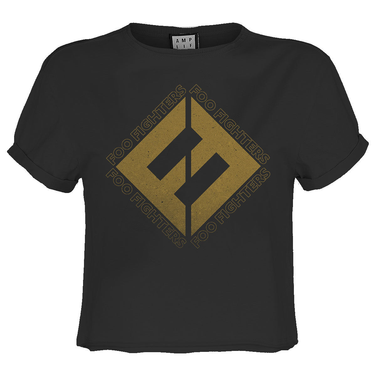 Foo Fighters Concrete & Gold Ladies Crop Top