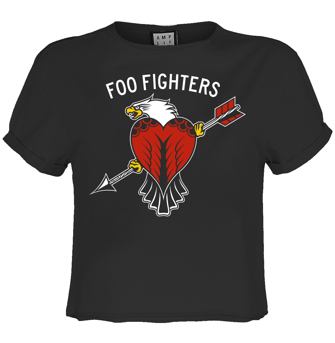 Foo Fighters Eagle Tattoo Ladies Crop Top