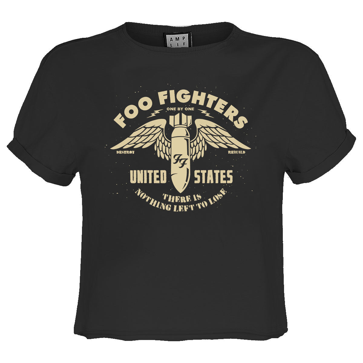 Foo Fighters One By One Ladies Crop Top