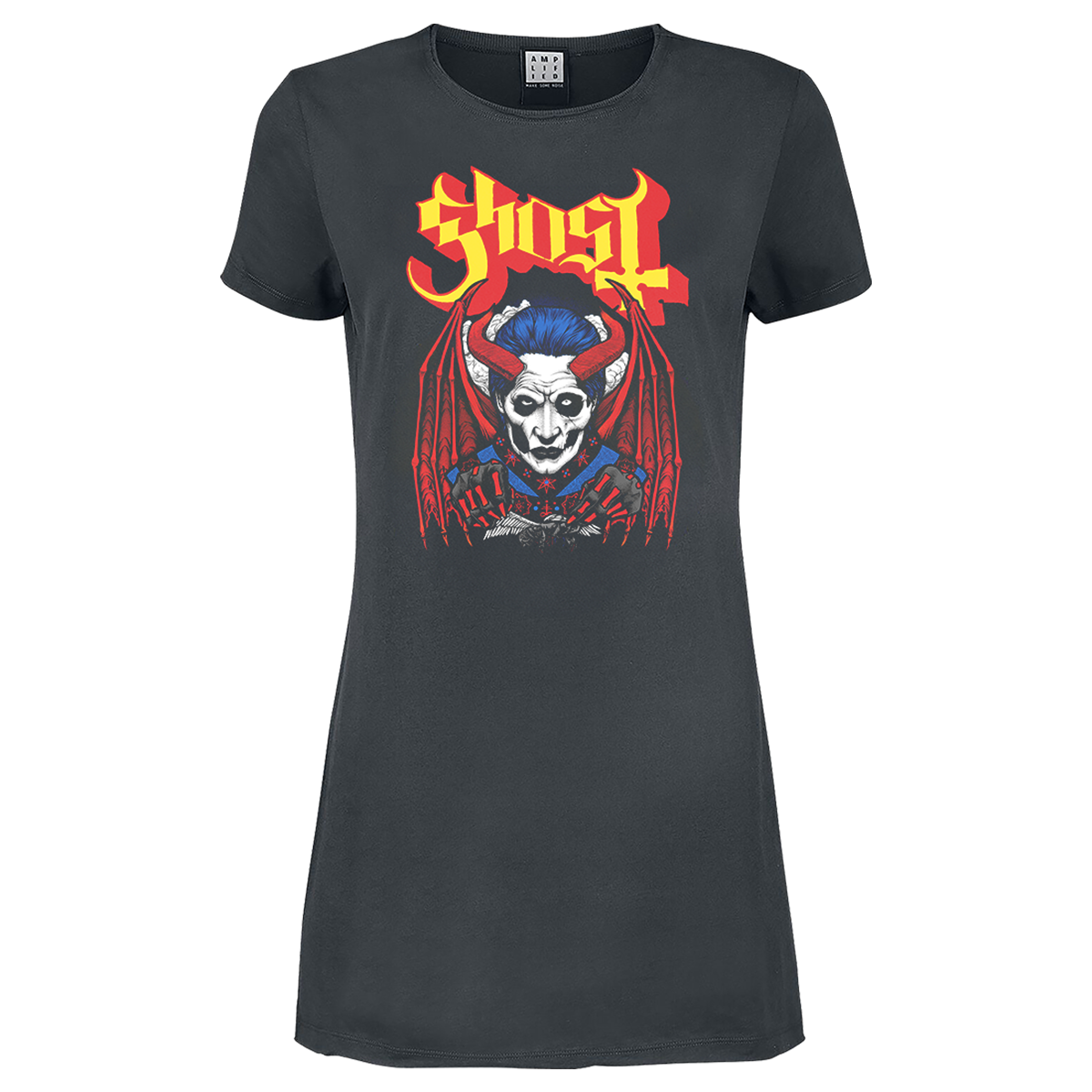 Ghost Demoniac Ladies T-Shirt Dress