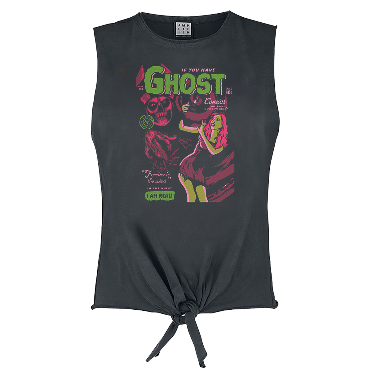 Ghost Forever Is The Wind Ladies Sleeveless Top T-Shirt
