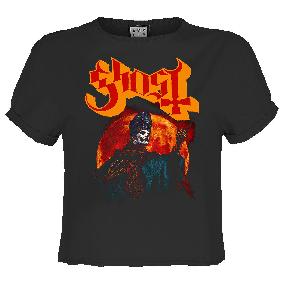 Ghost Hunters Moon Ladies Crop Tee