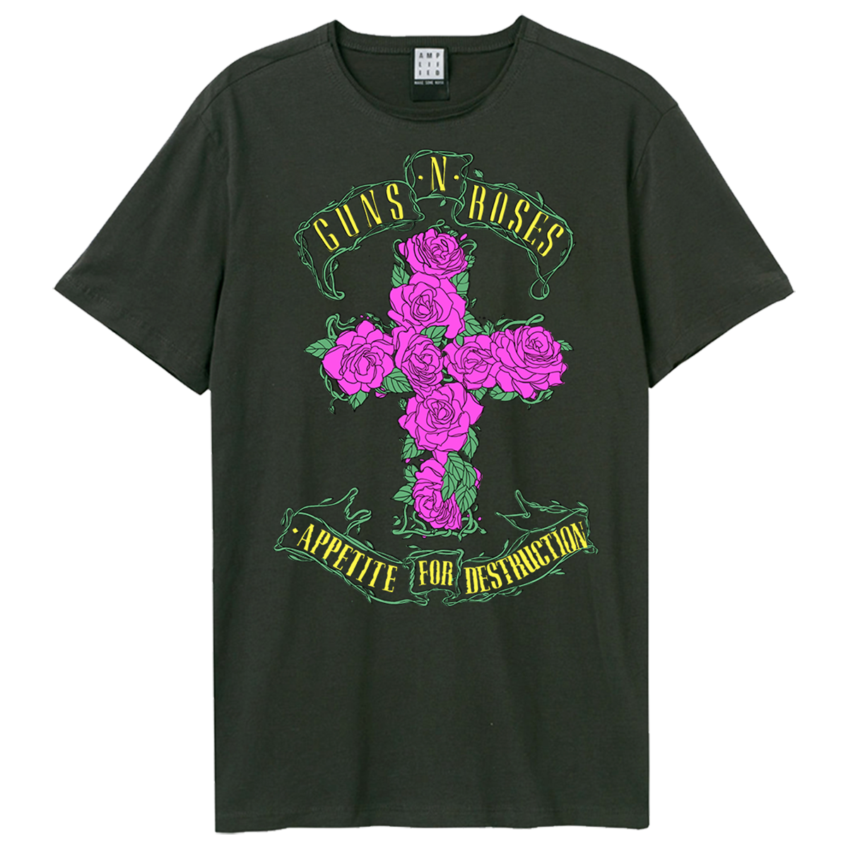 Guns N Roses Rose Cross T-Shirt