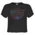 Guns N' Roses Stars And Stripes Ladies Crop Top T-shirt
