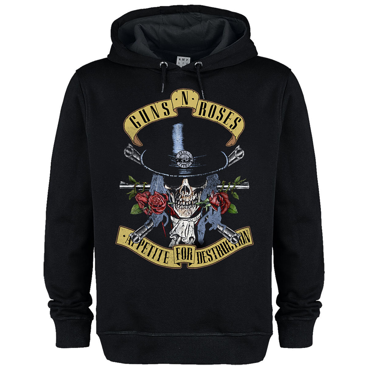 Guns N' Roses Tophat Skull Hoodie