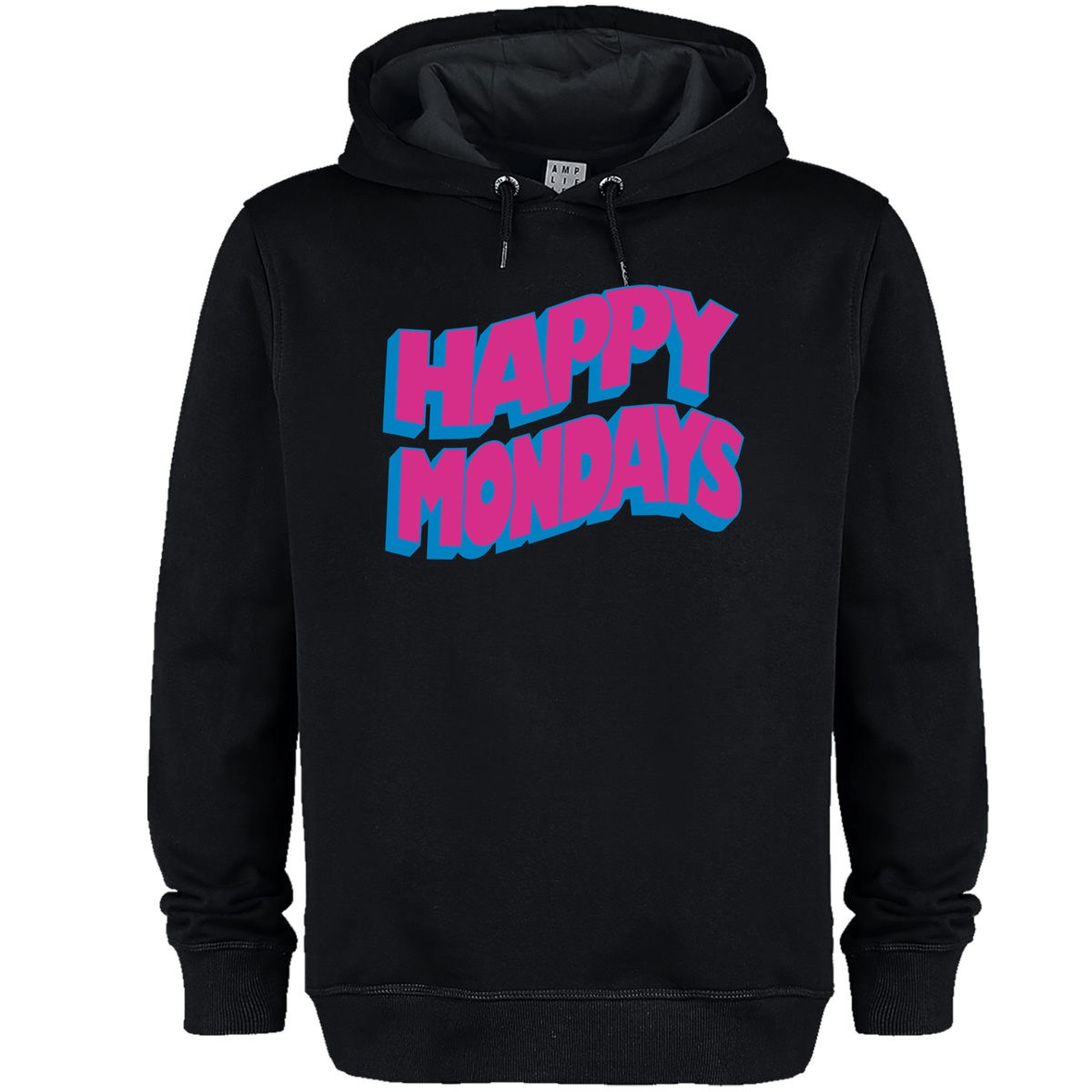 Happy Mondays Pink & Blue Wave Hoodie